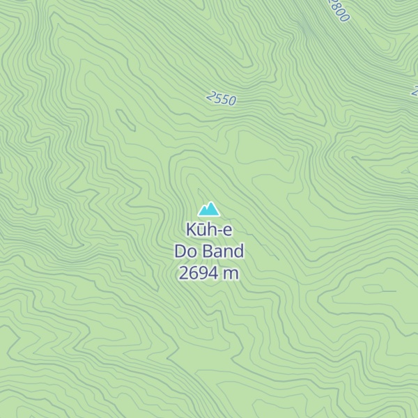 Map of Kūh-e Do Band