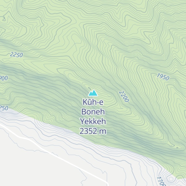 Map of Kūh-e Boneh Yekkeh