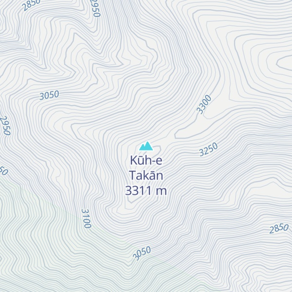 Map of Kūh-e Takān