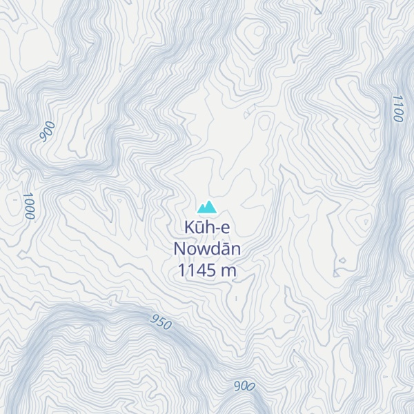 Map of Kūh-e Nowdān