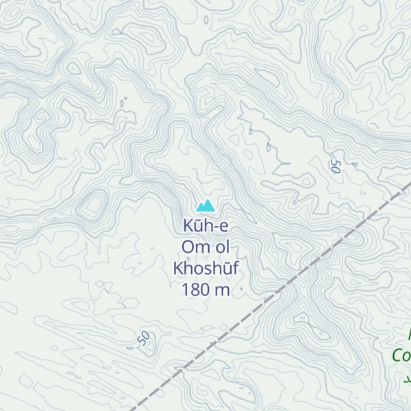 Map of Kūh-e Om ol Khoshūf