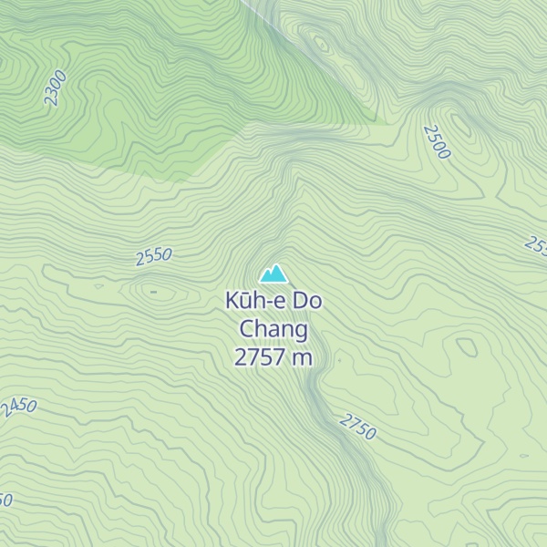 Map of Kūh-e Do Chang