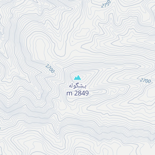Map of بِشگوله