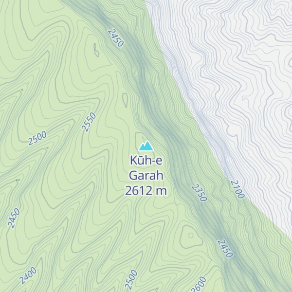 Map of Kūh-e Garah