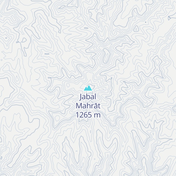 Map of Jabal Mahrāt