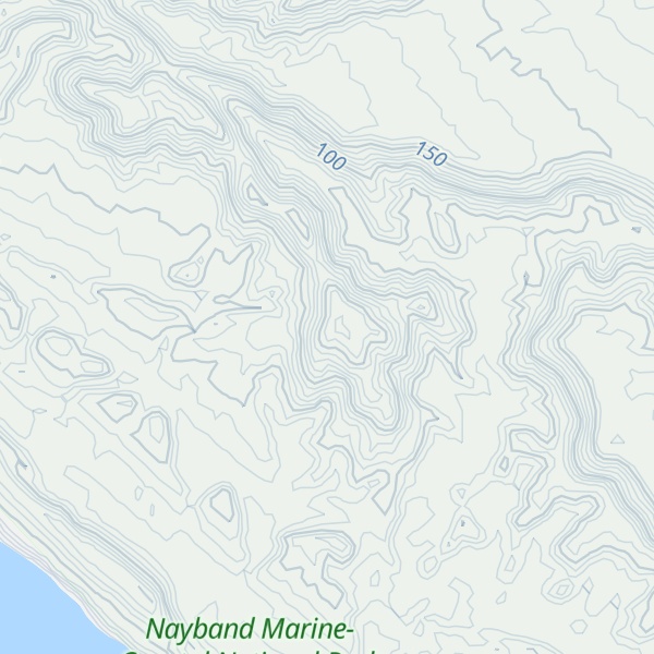 Map of Kūh-e Magfaleh