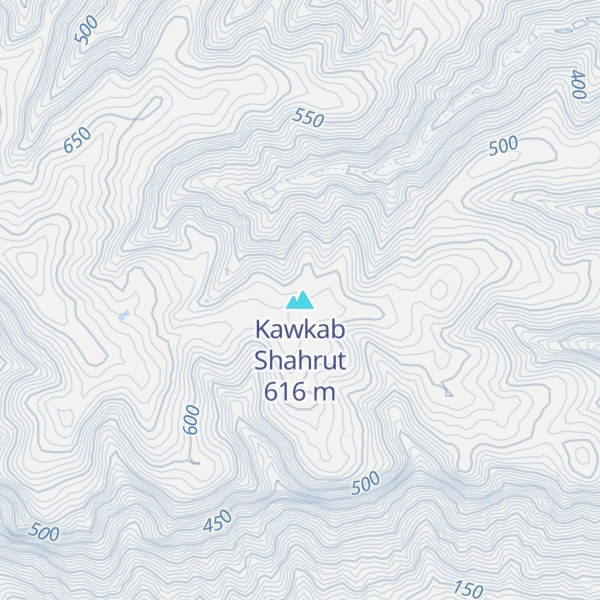 Map of Kawkab Shahrut