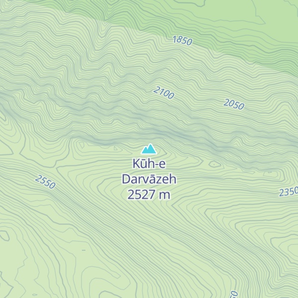 Map of Kūh-e Darvāzeh