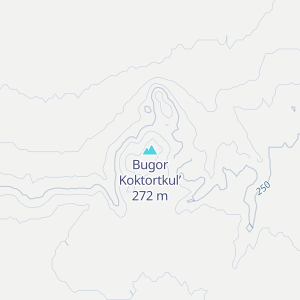 Map of Bugor Koktortkul’