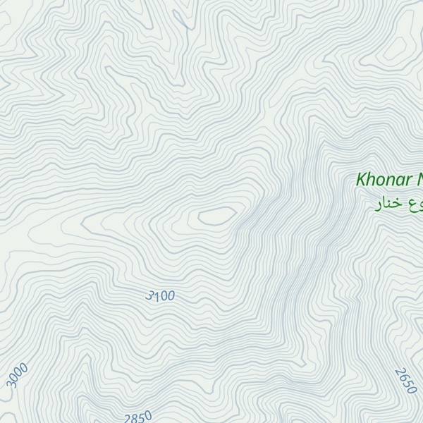 Map of Kūh-e Haft Mīl