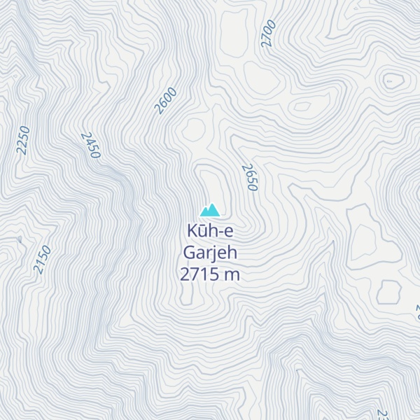 Map of Kūh-e Garjeh