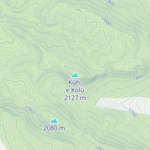 Map of Kūh-e Kolū