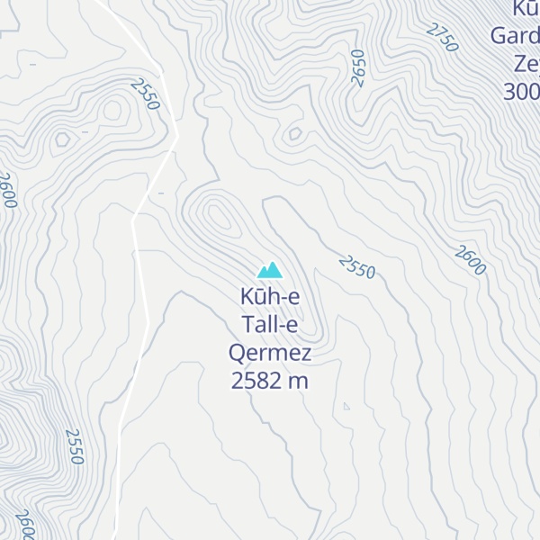Map of Kūh-e Tall-e Qermez