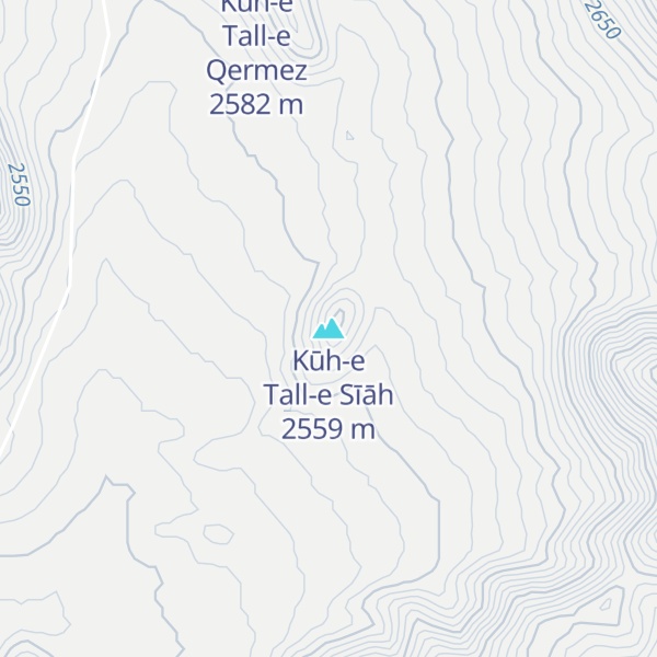 Map of Kūh-e Tall-e Sīāh