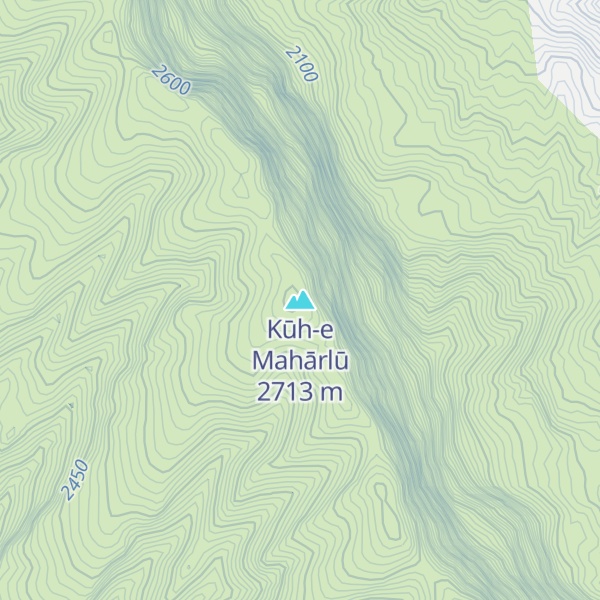 Map of Kūh-e Mahārlū
