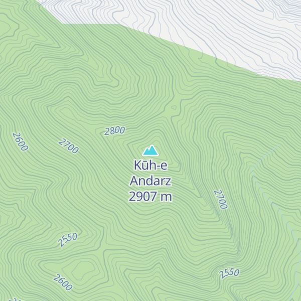 Map of Kūh-e Andarz