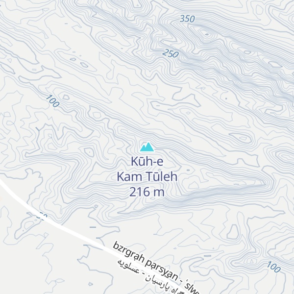 Map of Kūh-e Kam Tūleh