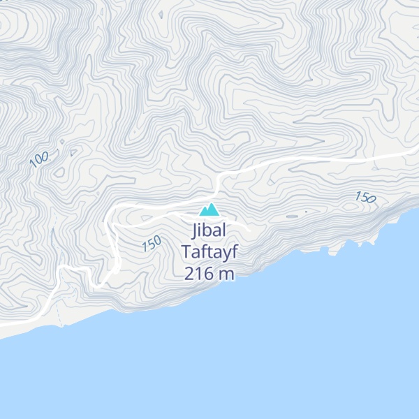 Map of Jibal Taftayf