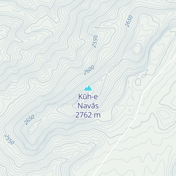 Map of Kūh-e Navās