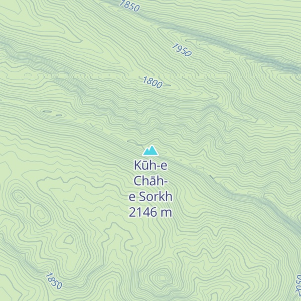 Map of Kūh-e Chāh-e Sorkh