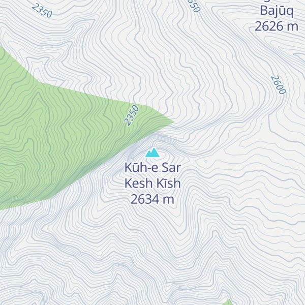 Map of Kūh-e Sar Kesh Kīsh