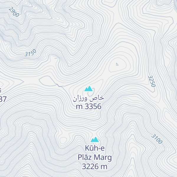 Map of خاص ورزان