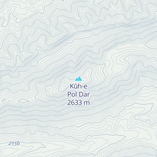 Map of Kūh-e Pol Dar
