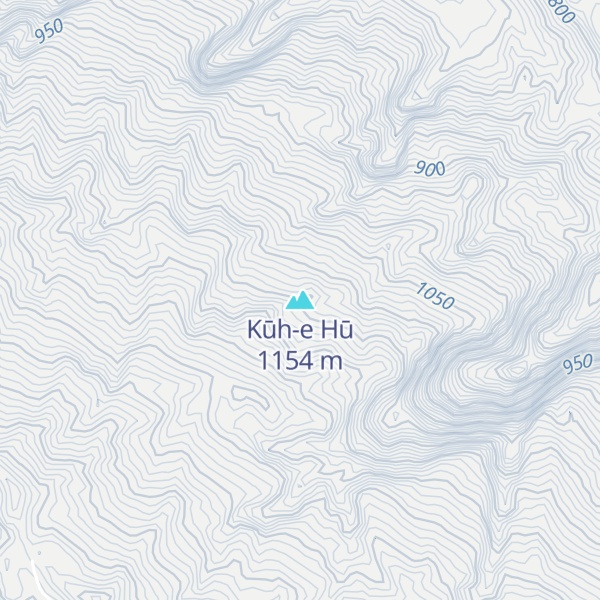 Map of Kūh-e Hū