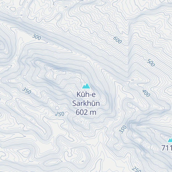 Map of Kūh-e Sarkhūn