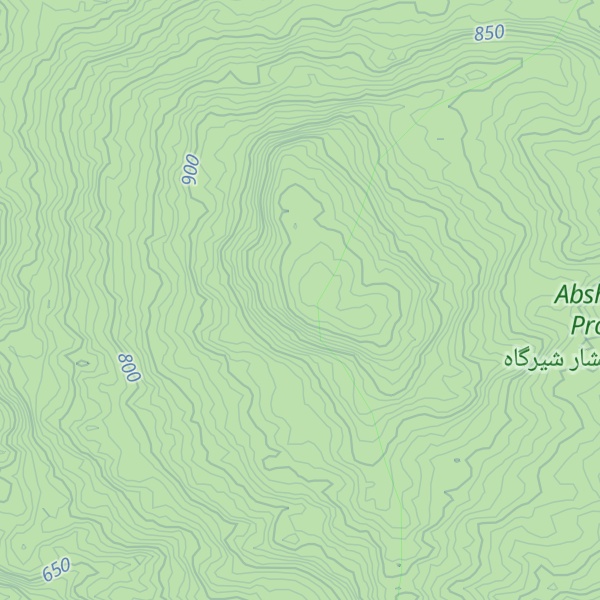 Map of Kūh-e Tarz