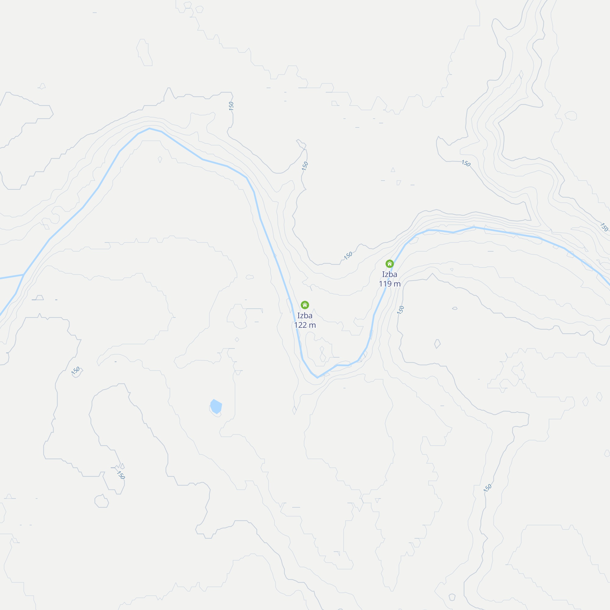 Izba map