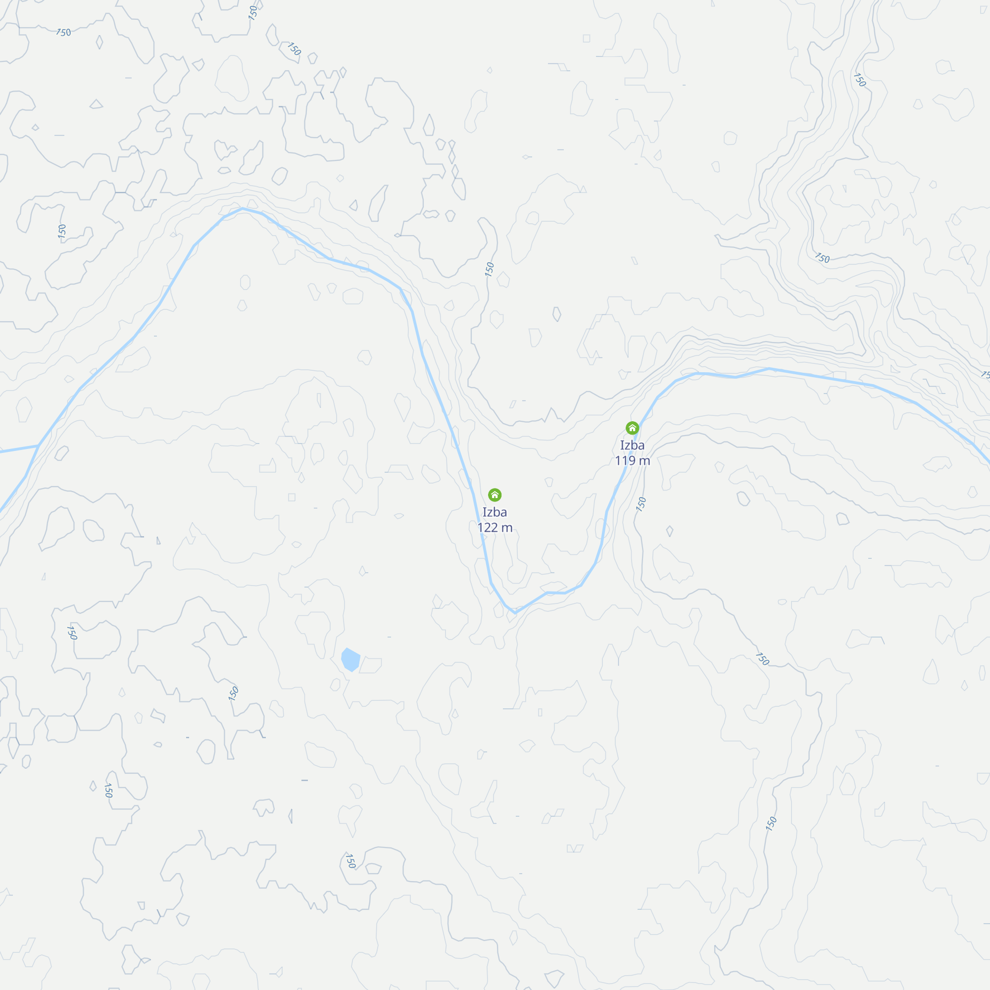 Izba map