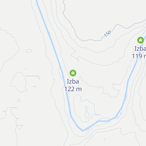 Map of Izba