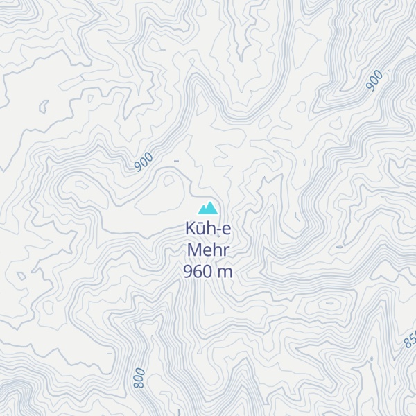 Map of Kūh-e Mehr