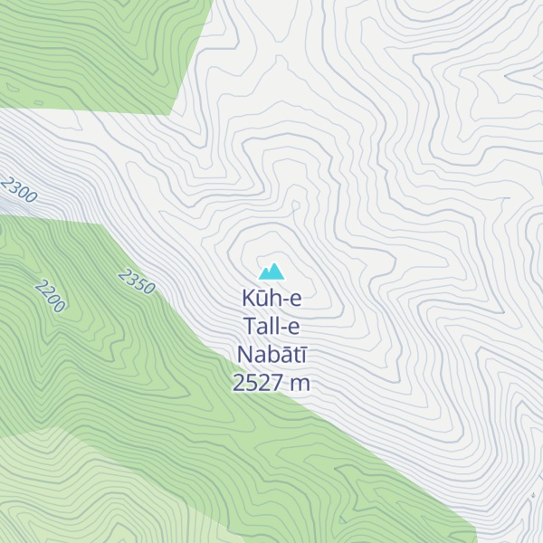 Map of Kūh-e Tall-e Nabātī