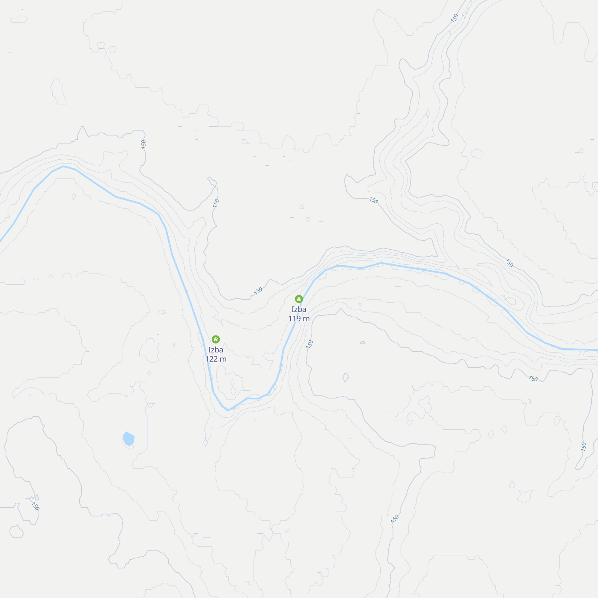 Izba map