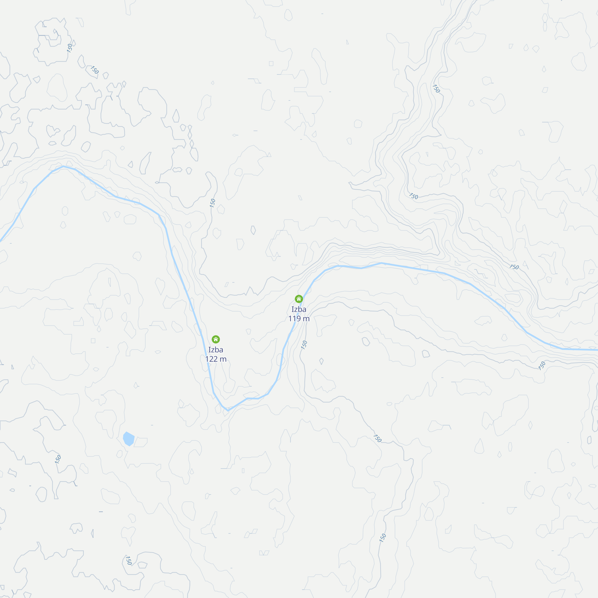 Izba map