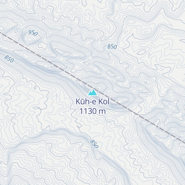 Map of Kūh-e Kol
