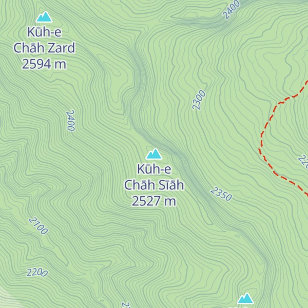 Map of Kūh-e Chāh Sīāh