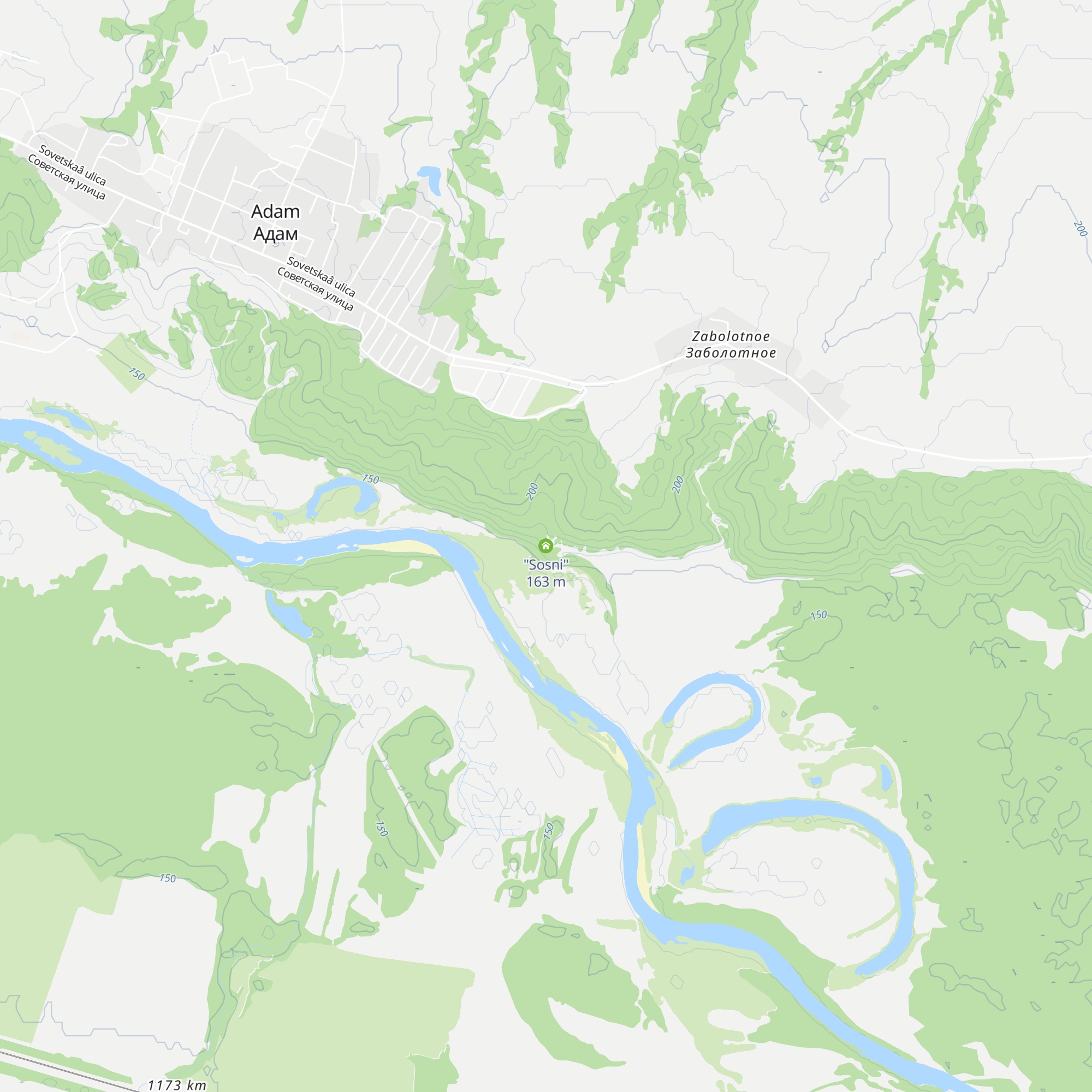 "Sosni" map