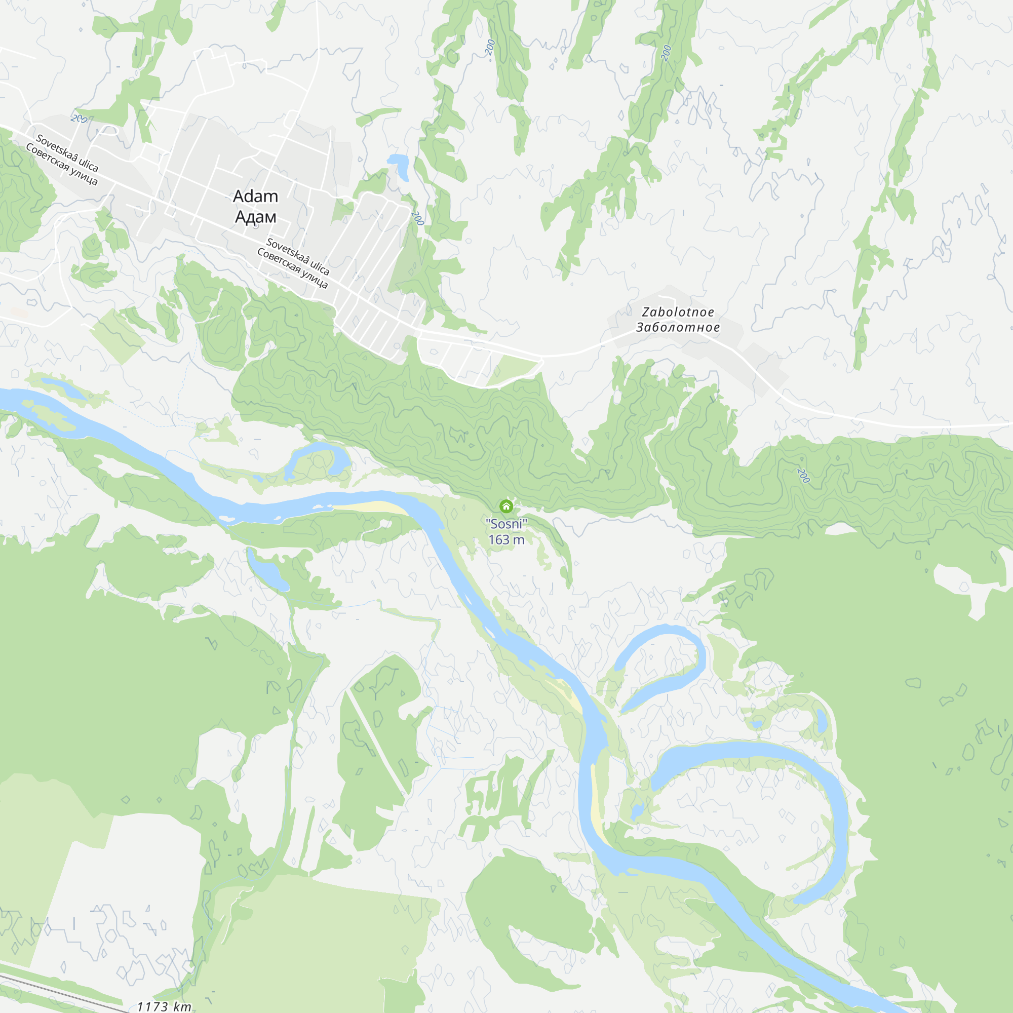 "Sosni" map