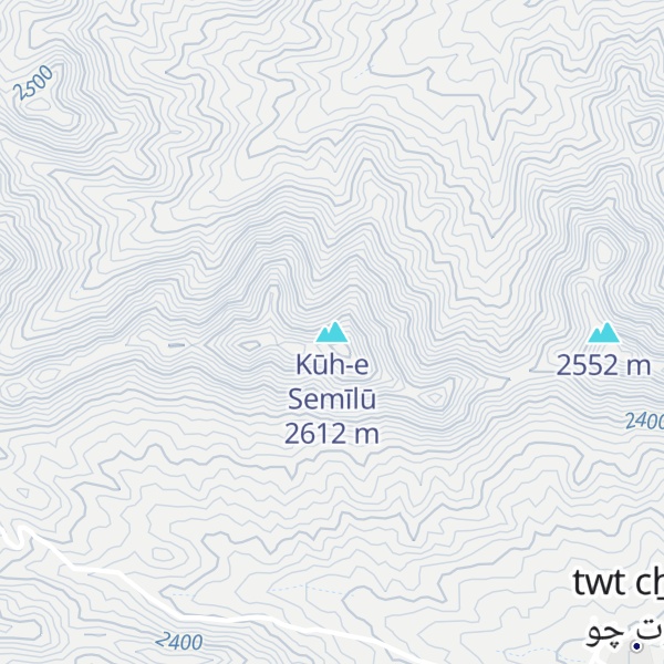 Map of Kūh-e Semīlū