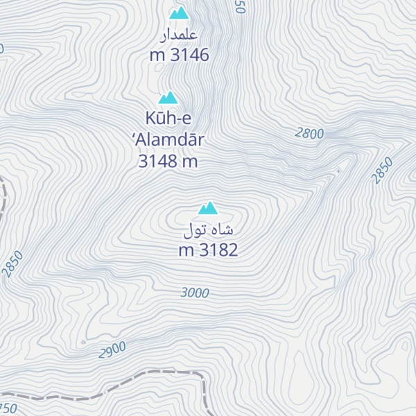 Map of شاه تول