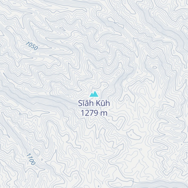 Map of Sīāh Kūh