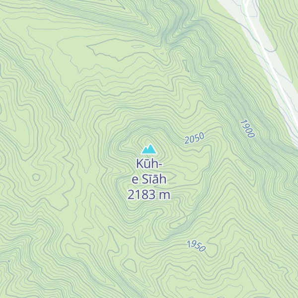 Map of Kūh-e Sīāh