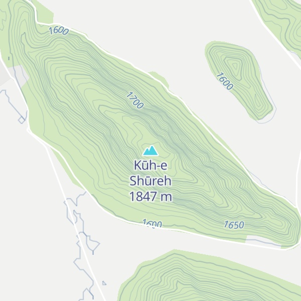 Map of Kūh-e Shūreh