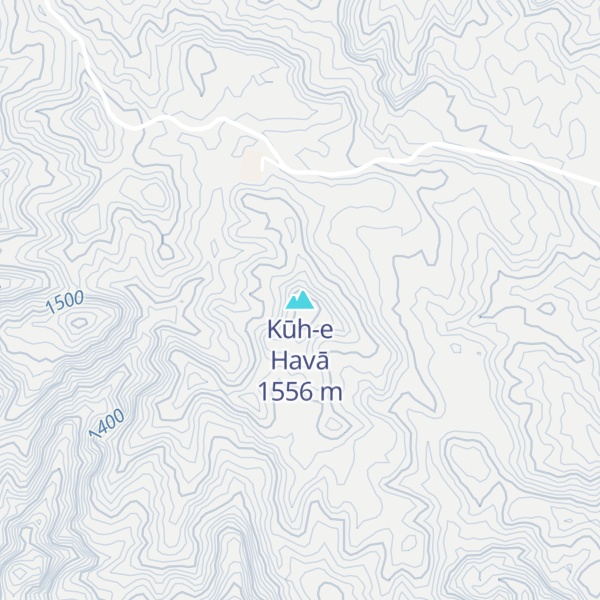 Map of Kūh-e Havā