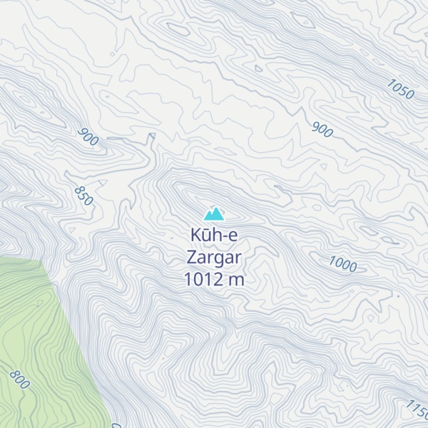 Map of Kūh-e Zargar