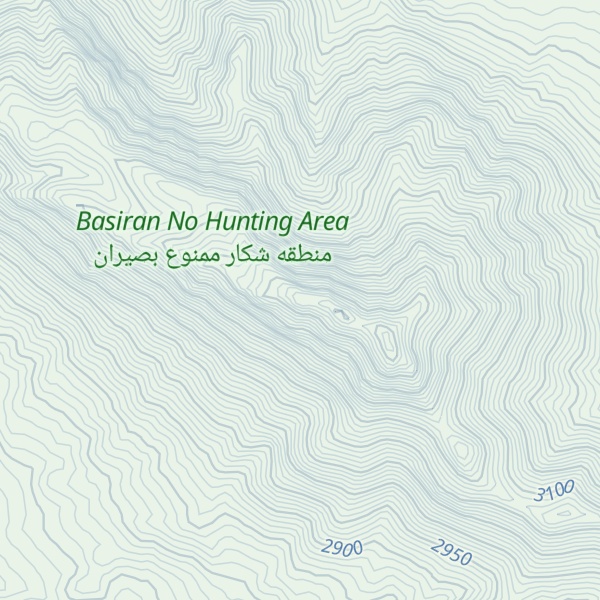 Map of Kūh-e Baghal Zard