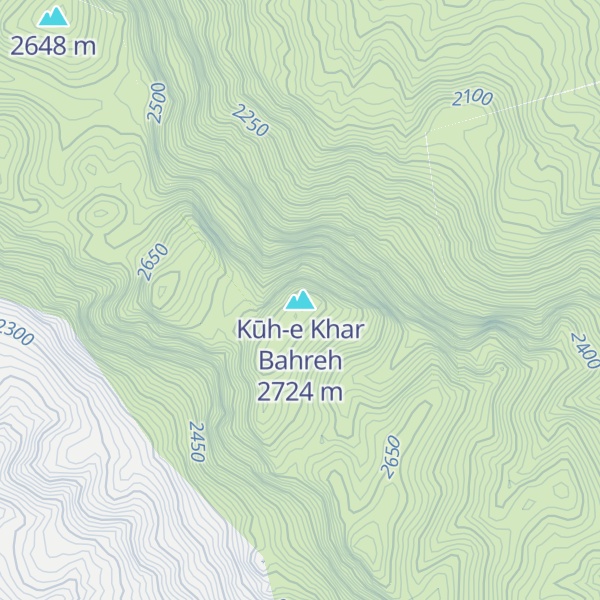 Map of Kūh-e Khar Bahreh